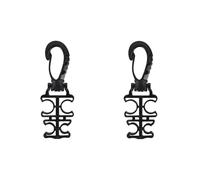 Kfwfuaee Abrazadera de manguera de inmersión de repuesto de doble manguera clips y accesorios para equipo de snorkeling clip de manguera fácil de usar