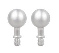 Kfwfuaee Adaptadores de cabeza esférica de aluminio general de 17 mm con rosca hembra de 1/4 pulgadas, convertidor de tornillo para motocicleta, teléfono, smartphone, trípode convertidor de tornillo