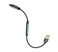 Kfwfuaee Convertidor óptico USB a SPDIF para HDTV Gaming Sound & Computer Digital Transmisión SPDIF Optical Sound Converter