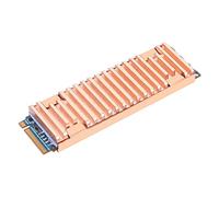 Kfwfuaee Disipador de calor de cobre puro disipador de calor adhesivo conductivo para M.2 2280 PCI E Nvme Ssd 8mm