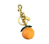 Kfwfuaee Elegante tema de melocotón llavero bolso bolso bolso colgante adorno para llevar diario y decoración de moda creativa decoración de mochila, amarillo, Talla única