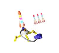 Kfwfuaee Juguete De Nave Espacial Aérea Motorizada para Niños Y Niñas Bombas Que Se Lanzan hasta 65 Pies para Diversión Aire Libre Bombas Lanzamiento Fácil De Nave Espacial Aérea Motorizada