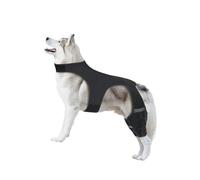 Kfwfuaee Rodillera ajustable para perro, protectores de piernas de neopreno transpirable, para mascotas mayores activas, postoperatorias, soporte ajustable para piernas de perro