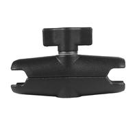 Kfwfuaee Soporte auxiliar de doble zócalo para soporte de teléfono con adaptador de bala de 1 pulgada doble cueva brazo bola base montaje