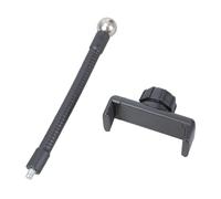 Kfwfuaee Soporte para smartphone con montaje de tornillo 1/4 para trípode, clip de teléfono, manguera flexible, soporte de repuesto para teléfono