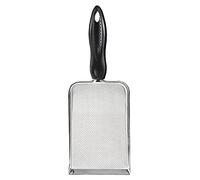 Kfwfuaee Tamiz de arena de acero inoxidable de malla fina para excrementos de arena, pala de metal, limpiador para sustrato y ropa de cama, pala para ropa de cama, pala de arena de dragón barbudo