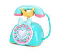 Kfwfuaee Teléfono de juguete bilingüe Teléfono de juego interactivo Estructura de plástico para niños Educación temprana con música y efecto de sonido Niños Electrónica Teléfono móvil