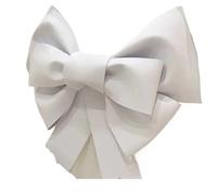 KFXYSM DecoracióN De Lazo Grande,Lazo Gigante Kit De Decoración Pared con Lazo Gigante (DIY), Papel Esponja 3 Mm, Precortado, Fácil Montar, For Bodas, Navidad Y Restaurantes(White,50cm DIY Material)