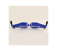 KFXYSM Manillar Moto,Manillar de Motocicleta Motocicleta Motocross Mango Barra Cepillo Bar Guardias Mano Protector Protector Protección Racing Pit Bike Street Bike(Blue)