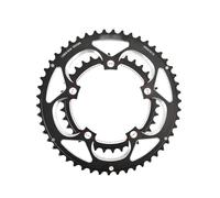 KFXYSM Plato Bicicleta,Monoplato MTB Plato de Bicicleta 110BCD, Disco Doble, 50-34T, Compatible con bielas Carretera, Rueda Cadena Plegable 9/10/11 velocidades(110BCD 50-34T)