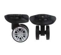 KFXYSM Ruedas Maleta Silenciosas 2 Pares de Ruedas Repuesto A02 for Maletas, universales, Viaje, Doble Fila, silenciosas, con giratorias duraderas, Pieza reparación