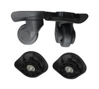 KFXYSM Ruedas Maleta Silenciosas 2 Pares de Ruedas Repuesto A19 for Maletas Viaje. Reparación Accesorios DIY(Small Black)