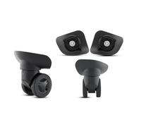 KFXYSM Ruedas Maleta Silenciosas Ruedas for Equipaje Maleta Goma Accesorios for Maletas Fáciles de Instalar y Quitar Silencioso(W338 Black(4PCS))