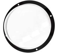 KFXYSM Ventana De Burbujas Valla Seguro Ventana de acrílico Transparente for Perros, Cerca semicircular for Mascotas, Puertas y Ventanas Especiales for Gatos(Black Transparent)