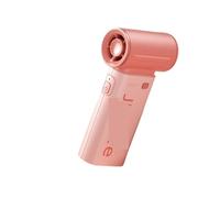 KFZQLRYMX Ventilador turbo de mano, viento súper fuerte, 5 velocidades, larga vida, 5000 mAh, recargable por USB, ventilador de bolsillo multiusos (rosa, 3600 mAh)