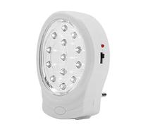 KG-913 Luz de Emergencia Recargable con 13 LED, Luz de Noche Automática, 10 x 7 cm, para Cortes de Energía