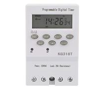 KG316T 220V Interruptor del temporizador del microordenador Interruptor temporizador digital programable Interruptor automático del temporizador digital
