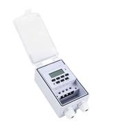 KG316T-F - Temporizador programable inteligente de 220 V con pantalla LCD y cubierta transparente, temporizador diario/semanal de montaje en pared de 16 horarios, capacidad de carga de 10 A para