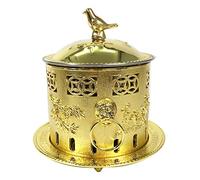 KG7HQRP Calentadores de alimentos clásica estufa de alcohol olla sin revestimiento autoservicio pequeña olla caliente hogar olla de sopa pequeña olla de sopa una olla multiusos diseño binaural (color