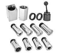 KG7HQRP Collet - Collet cuadrado hexagonal práctico resistente y duradero, herramienta de acero 5C cuadrado/hexagonal bloque de portabrocas de 1/8 ~ 1 pulgada para fresado torno de montaje rápido