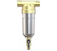 KG7HQRP Grifos de filtro de agua reutilizables para toda la casa, filtro de agua de sedimentos, prefiltro de sedimentos, óxido, arena del agua para manguera de agua de pozo, filtro de sedimentos