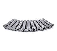 KG7HQRP Juego de 11 pinzas de precisión R8 de 1/8-3/4 pulgadas, soporte de portabrocas R8