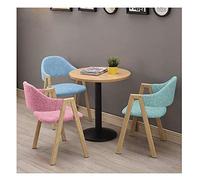 KG7HQRP Juego de mesa y silla 3 personalidades simples 60 cm sala de estar cocina creativa decoración del hogar cafetería oficina sala de reuniones (color: gris) (color combinado)