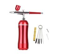 KG7HQRP Kit de aerografía multiuso, kit de compresor recargable inalámbrico con aerógrafo de doble acción para modelo de arte, pintura corporal, artista, maquillaje, tatuajes de uñas (Color: BP160