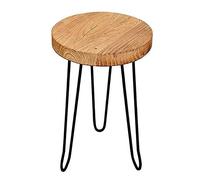 KG7HQRP Mesa auxiliar de hierro forjado nórdico, mesita de noche, moderna y minimalista para dormitorio