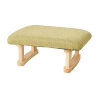 KG7HQRP Reposapiés de madera maciza, reposapiés moderno para el hogar, sala de estar, dormitorio, taburete rectangular (color: A) (C)