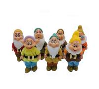 KGADRX 7 Unidades/Juego de Figuras de Siete enanitos, Modelo de Estatua, colección de decoración, Regalo, Adorno de Resina en Forma de Enano, decoración de jardín, Adorno de Escena