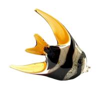 KGADRX Escultura de Cristal de pez Tropical, Adorno de Animal para Sala de Estar, decoración del gabinete del Vino, Adornos de Centro de Mesa, Regalo Creativo