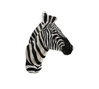 KGADRX Estatua Decorada con Pared de Cabeza de Cebra Accesorios para el hogar decoración de Animales de Resina decoración de Casas de Navidad decoración de esculturas nórdicas