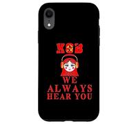 KGB Siempre Escuchamos Matryoshka Comunismo Unión Soviética Carcasa para iPhone XR