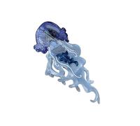 KGCGJVB Pinza para el pelo de medusas, tocado de animales marinos del océano, pinzas para mujer, bonitos accesorios novedosos, accesorios únicos y divertidos, color azul, para niñas, grandes clips de