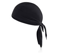 KGDUYC 1 Pieza Pañuelos Cabeza Bandanas Hombre Hijab Skull Ciclismo Cap,Bicicleta de Hombre Ajustables Transpirables Pañuelo,Bicicleta Pañuelo Pirata para Nadar Correr Senderismo y Moto - negro