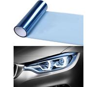 KGDUYC 1 rotolo di pellicola per fari, pellicola colorata per luci posteriori auto,recortable,autoadhesiva faros y pilotos traseros,lámina de vinilo tintado,faros antiniebla(azul claro)