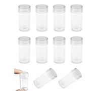 KGDUYC 10 Mini Saleros de Plástico, Especieros para Salero y Pimentero, Mini Saleros de Plástico para Uso en Exteriores, Saleros Especieros para Viajar y Acampar