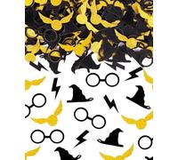 KGDUYC 100 pcs Confeti Papel Mago Magia en Forma Gafas Llave Bola de Magia para Decoración Fiesta Carnaval Mesa Adorno