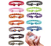 KGDUYC 12 pcs Collares de parto,Collar Id Cachorro Collar Cachorro Ajustable Collar Cachorro,Collares de identificación,Collar Perro Cachorro Id Etiqueta Para Cachorro Recién Nacido Gatito Mascota