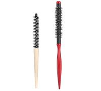KGDUYC 2 pcs cepillo redondo cepillo profesional mini cepillo secador de pelo cepillo redondo para barba cepillo para peinar 26cm cepillo redondo para pelo fino cola de caballo barba levantar rizos