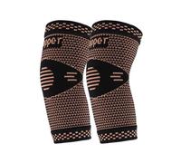 KGDUYC 2 Piezas Codera para hombres/mujeres, coderas de compresión, codo de golfista, codo de tenista, mangas de soporte para protección deportiva y alivio del dolor - Negra