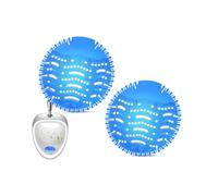 KGDUYC 2 Piezas Coladores de Orinal - Protector contra Salpicaduras para Inodoro, Inserto para Orinal,para Cada Pissoir, para Todos los Lugares Comerciales (Azul)