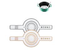 KGDUYC 2 Piezas Tapete de Silicona para Horno, Tapete para Pan, Antiadherente, Fácil de Limpiar, Reutilizable Tapete de Silicona de Mango Largo con Cortador de Masa