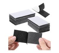 KGDUYC 20 Pares Gancho Y Cinta De Lazo Negro,Hook Y Loop Adhesivo Extrafuerte,Nylon Cinta Adhesiva Doble Cara Impermeable 10×5cm Rectángulo Para DIY Cortinas Y Marcos para Cuadros