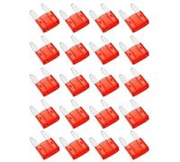 KGDUYC 25pcs 10A Auto Fuse Mini, Flat Fuse Car Fuse Auto Fuse Plug-In Fuse Blade Fuse Set