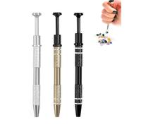 KGDUYC 3 Piezas Pinzas para Joyería Alicates Joyeria - con 4 Garras Pinzas Para Bolas Piercing Soporte para Joyas Herramienta para Hacer Joyas Herramienta de Recogida Gemas para hacer joyas