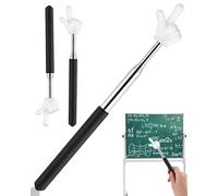 KGDUYC 3 Piezas Punteros Telescópicos para Maestros, Maestros Palo Extensible Puntero Retráctil, Mini Puntero Retráctil para Profesores para Maestros Aula Ayudas Ayuda para Profesores (Negro)