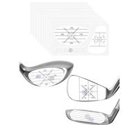 KGDUYC 30 Hojas de Cinta de Impacto de Golf, Etiquetas, Pegatinas, Cinta de Impacto, Entrenador de Swing de Golf, Entrenador de Swing, Marcador de Bolas de Golf, Registrador de Golpes