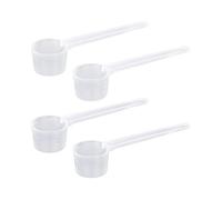 KGDUYC 4 Piezas Plastico Cuchara Dosificadora Cuchara Medidora Gramos 5 Gramos Scoop Proteina Mini Protein Scooper Medidor Gramos Polvo Cucharas Medidoras Transparente con Escala de 2g,3g,4g